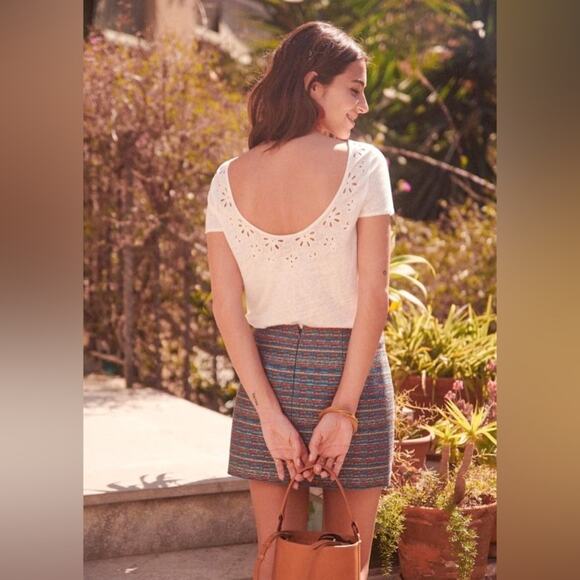 NWT SEZANE Jupe Mason Mini Skirt - Picture 5 of 9